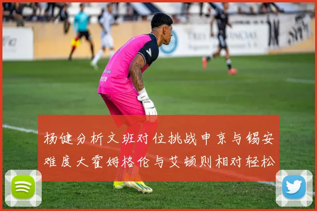 杨健分析文班对位挑战申京与锡安难度大霍姆格伦与艾顿则相对轻松